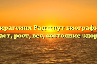 Чирагсинх Раджпут биография возраст, рост, вес, состояние здоровья